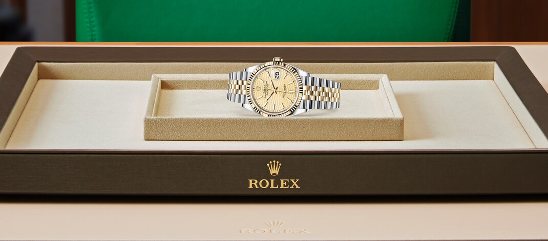 Rolex datejust em Oyster, 36 mm, Oystersteel and yellow gold m126233-0039 em Marcolino