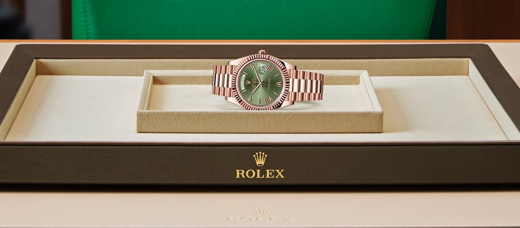 Rolex day-date em Oyster, 40 mm, Everose gold m228235-0025 em Marcolino