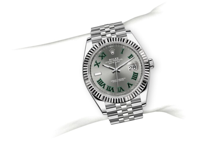 Rolex datejust em Oyster, 41 mm, Oystersteel and white gold m126334-0022 em Marcolino