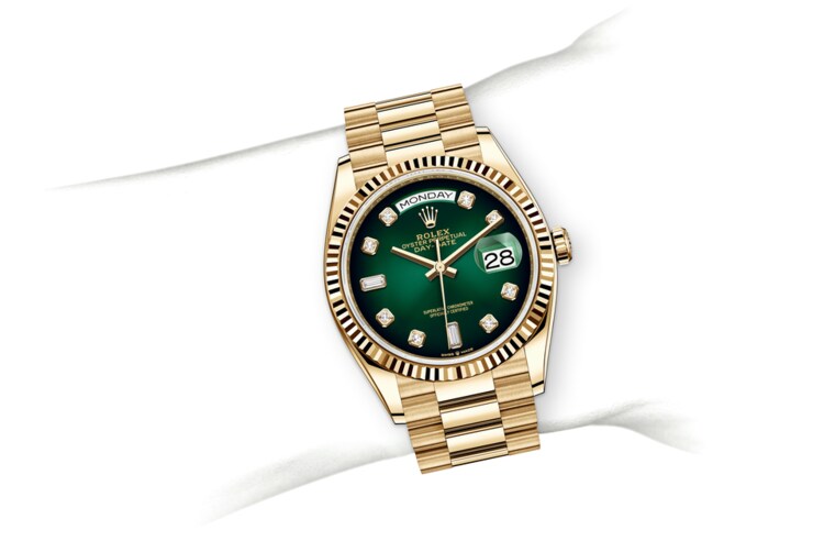 Rolex day-date em Oyster, 36 mm, yellow gold m128238-0069 em Marcolino