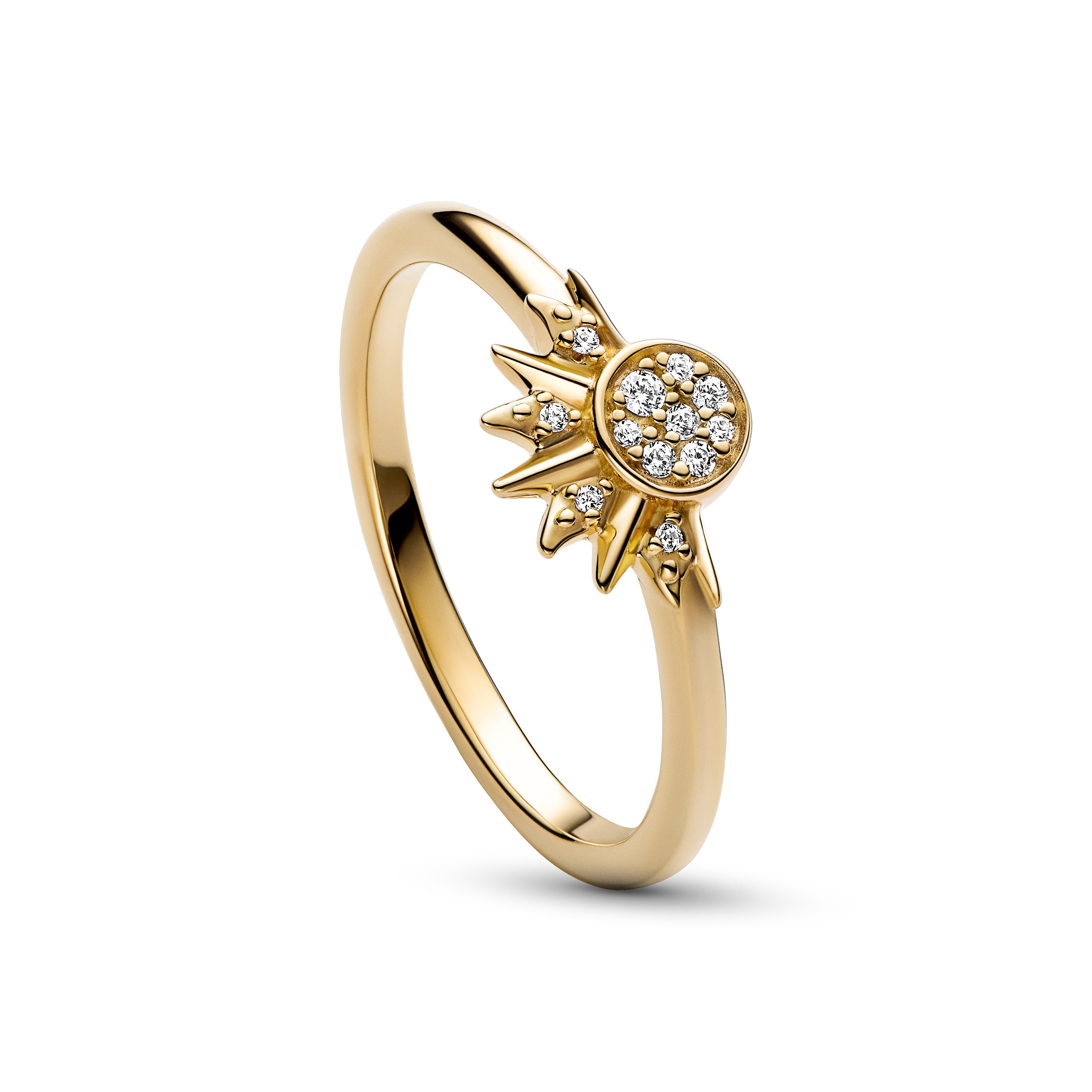 PANDORA Celestial Sparkling Sun Ring 162674C01-48 | Marcolino Link