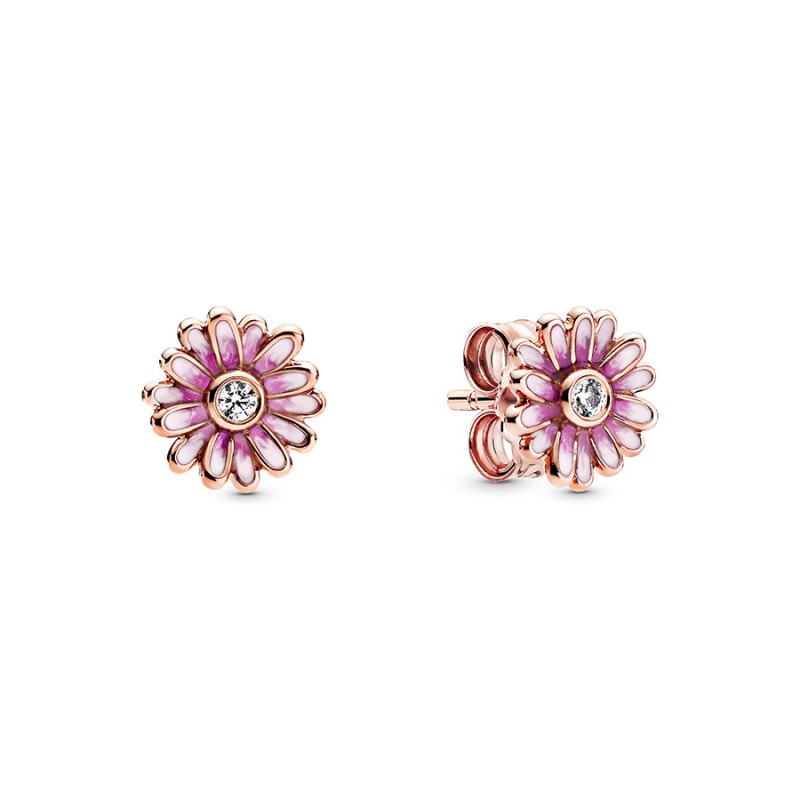 PANDORA Brincos Espigão Margarida Rosa (Ref. 288773C01) | Marcolino Link