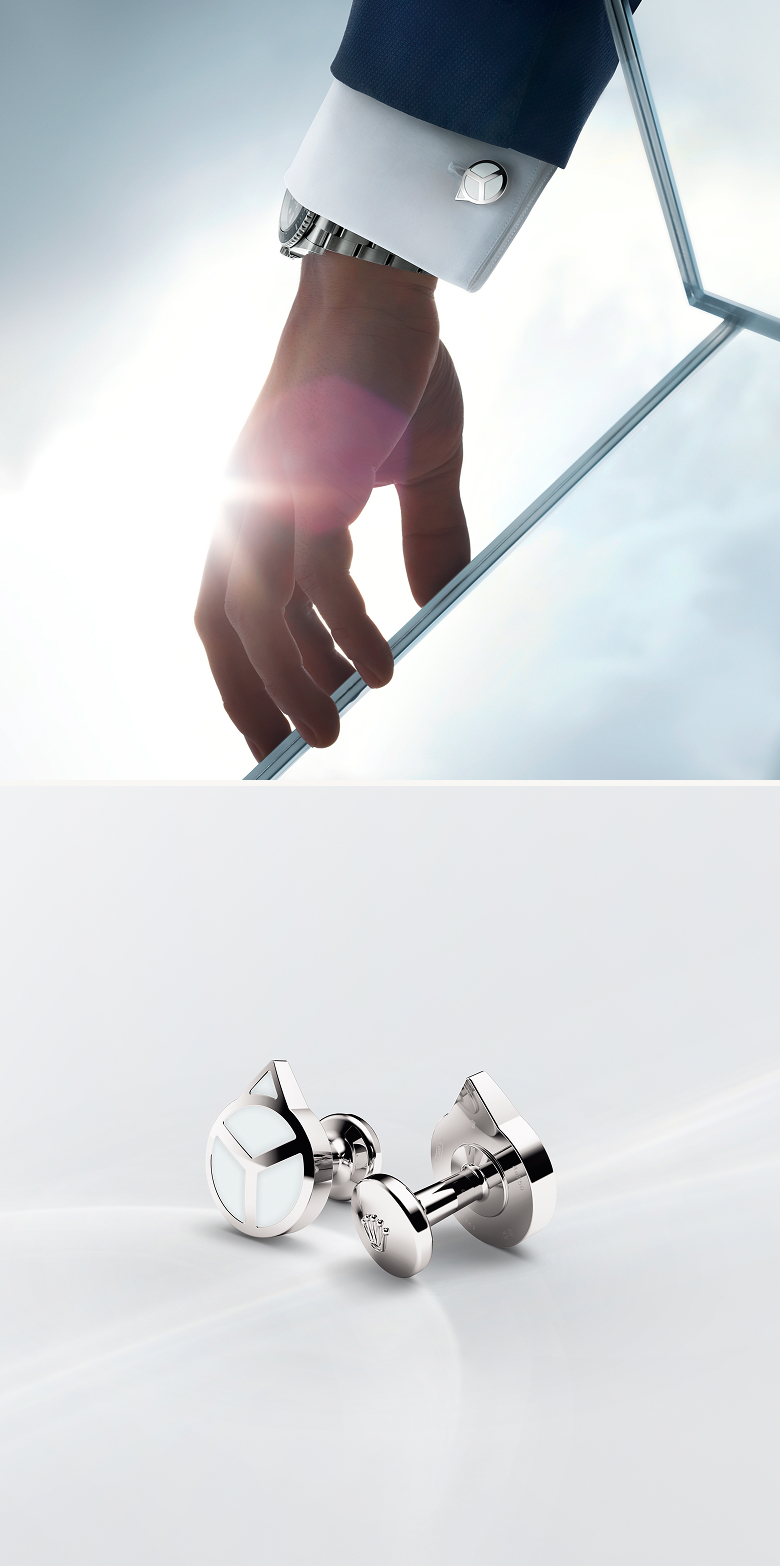 Botões de punho “Ponteiro” Um brilho constante