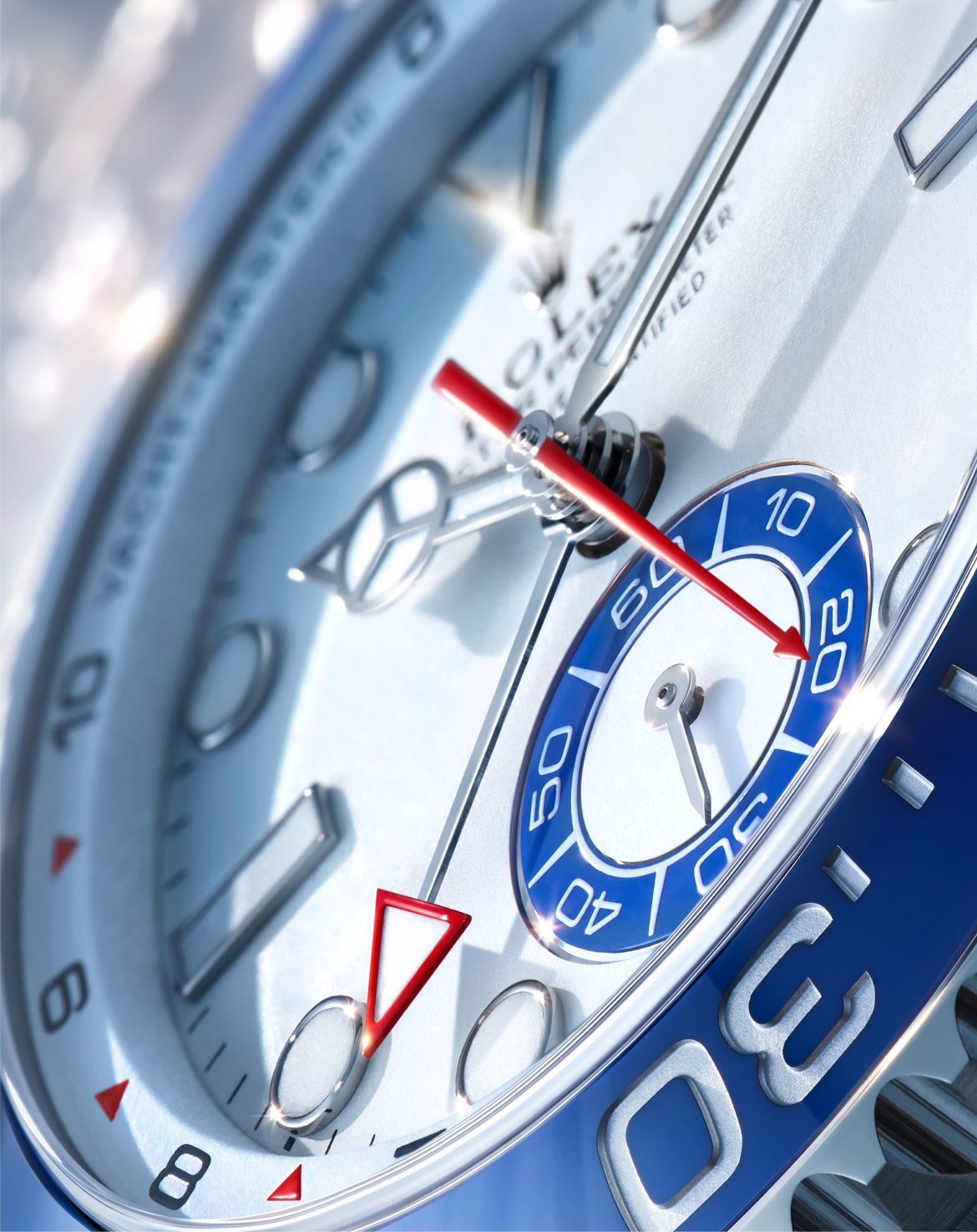 Dial and graduated flange