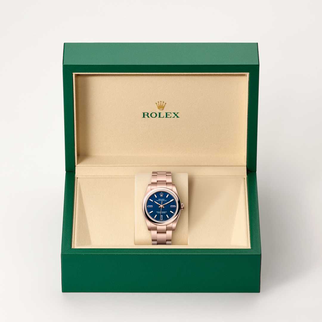 Rolex Oyster Perpetual 34 - vista lateral 124205