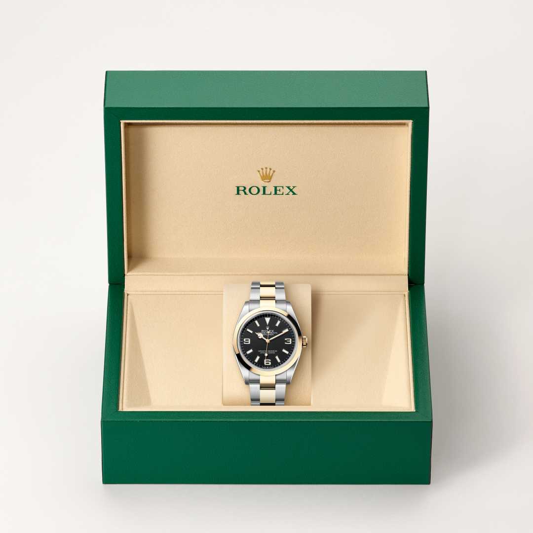 Rolex Explorer 36 - vista lateral 124273