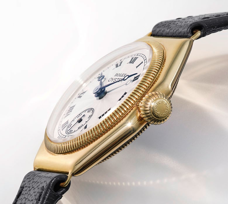Oyster watch detail