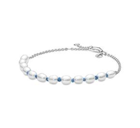 Pulseira Freshwater Cultured Pearl Blue