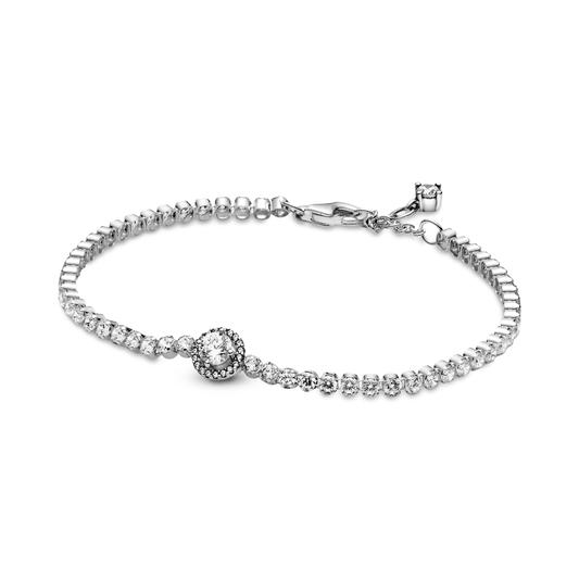 Pandora Halo Tennis Bracelet - vista frontal 599416C01-16