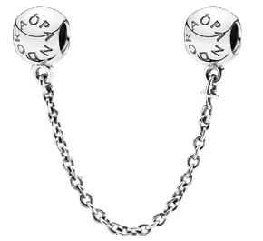 Silver safety chain