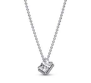 Colar Rectangular Sparkling Halo