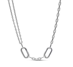 Sterling silver link necklace