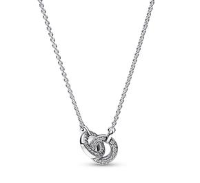 Colar Pandora Signature Interligado Pavé