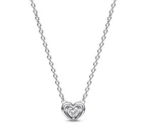 Colar Radiant Heart & Floating Stone