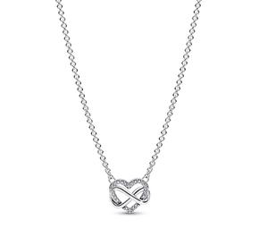 Colar Sparkling Infinity Heart