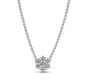 Sparkling Snowflake Pendant Necklace