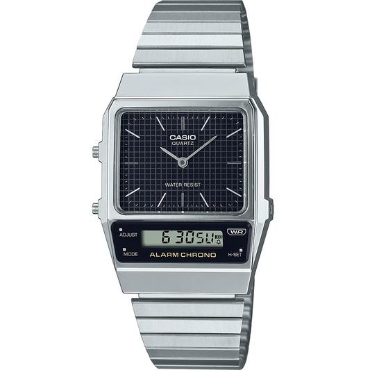 Casio Vintage New Combi AQ-800 - vista frontal AQ-800E-1AEF