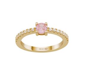 ANEL UNIKE PINK SOLITAIRE GOLD 14