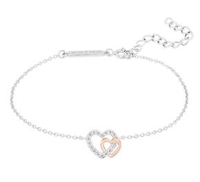 PULSEIRA UNIKE CLASSY & CHIC TWO HEARTS ROSE GOLD