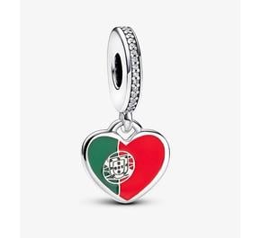 Portuguese Flag Engravable Dangle Charm