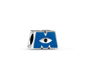 Disney Pixar Monsters, Inc. Logo M Charm