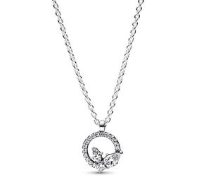 Colar com Pendente Sparkling Herbarium Circle & Cluster