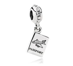 Passport Travel Dangle Charm