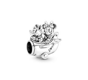 Disney Mickey Mouse & Minnie Mouse Airplane Charm