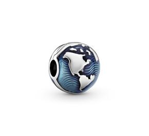 Blue Globe Charm