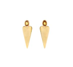 Brincos em Ouro Amarelo com Topazio