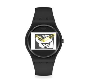 Mickey Blanc Sur Noir