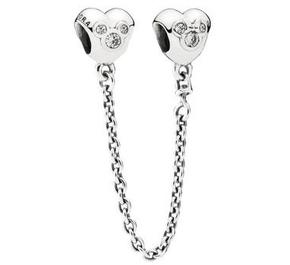 Pandora Corrente de Segurança Disney Heart of Mickey