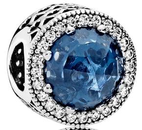 Conta Azul Escuro Brilhante