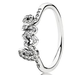 Anel Ag C/Zirc Love