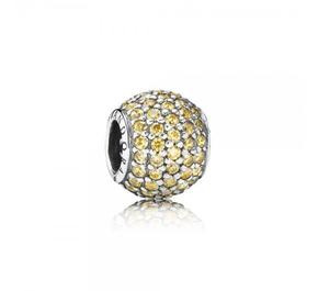 Golden Pavé Ball Charm