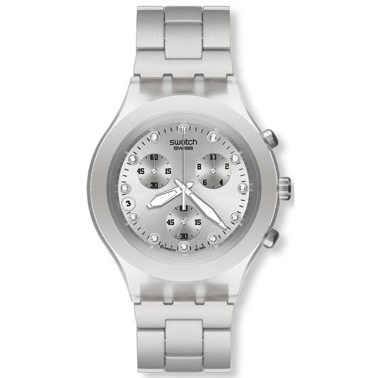 SWATCH Full Blooded Silver - vista frontal SVCK4038G