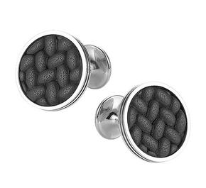 Botões De Punho  Monograin Leather