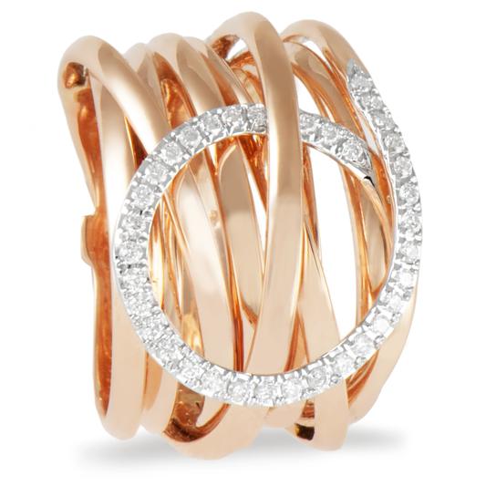 K Di Kuore Anel com Diamantes - vista frontal 433859