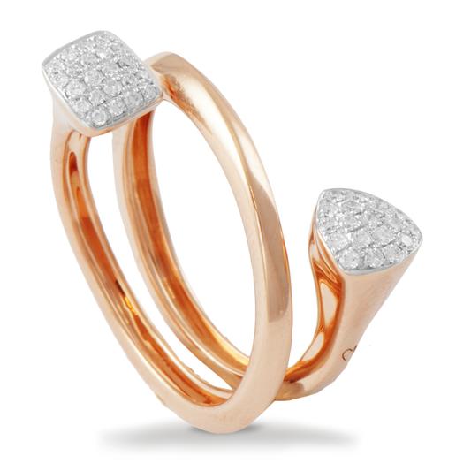 K Di Kuore Anel com Diamantes - vista frontal 433994