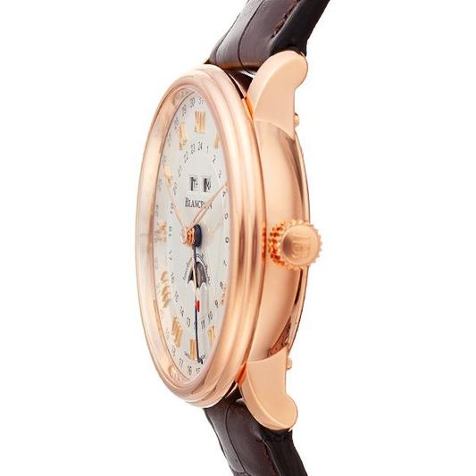 Blancpain Villeret Fases da Lua Calendário Completo GMT 6676-3642-55A
