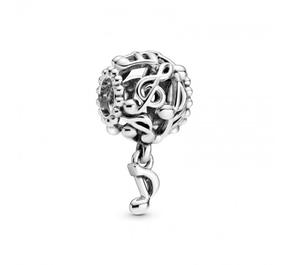 Openwork Music Notes Charm