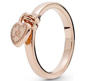 Anel Love Lock Pandora Rose