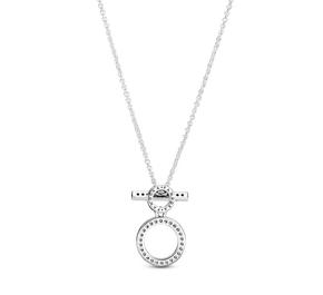Colar Double Hoop T-bar