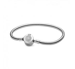 Pulseira Snake Pandora Moments fecho Coroa