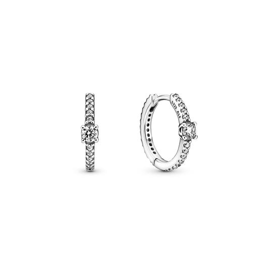 Pandora Hoop Earings - vista frontal 299406C01
