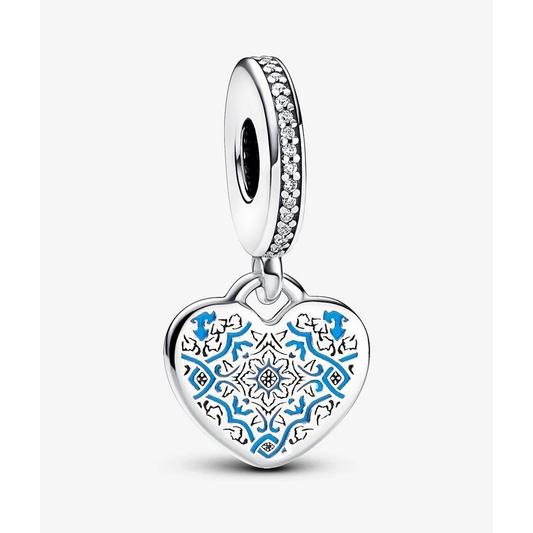 Pandora Conta Pendente Azulejo Tradicional Português - vista frontal 792017CZ_E020